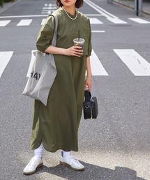 forksy. | 【forksy.】ブロードマルチウェイアンサンブルワンピース/短丈シャツカーディガン＆ノースリーブワンピース(ワンピース)