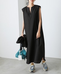 forksy. | 【forksy.】ブロードマルチウェイアンサンブルワンピース/短丈シャツカーディガン＆ノースリーブワンピース(ワンピース)