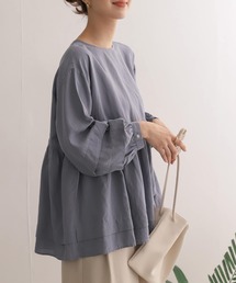 URBAN RESEARCH DOORS | リヨセルリネンギャザーブラウス(シャツ/ブラウス)