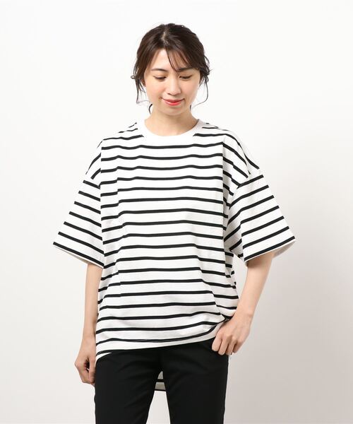 JOURNAL STANDARD(ジャーナルスタンダード)の「■■■タックスウェットTシャツ◆(Tシャツ/カットソー・レディース・ホワイト/ブラック/ピンク/ホワイト×ホワイト・FREE)」の3枚目の写真