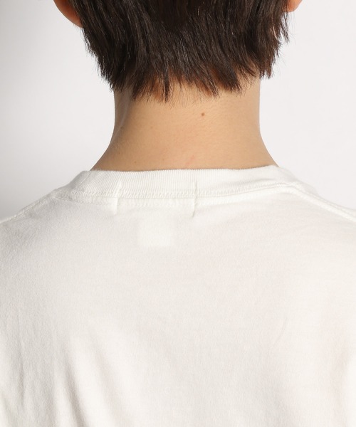 GYMPHLEX（ジムフレックス）の「【GYMPHLEX(ジムフレックス)】ロゴ刺繍Tシャツ（Tシャツ/カットソー・レディース・ホワイト/ブラック/ベージュ/ネイビー・MEDIUM）」の13枚目の写真