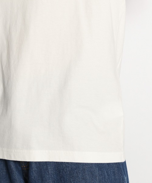 GYMPHLEX（ジムフレックス）の「【GYMPHLEX(ジムフレックス)】ロゴ刺繍Tシャツ（Tシャツ/カットソー・レディース・ホワイト/ブラック/ベージュ/ネイビー・MEDIUM）」の12枚目の写真