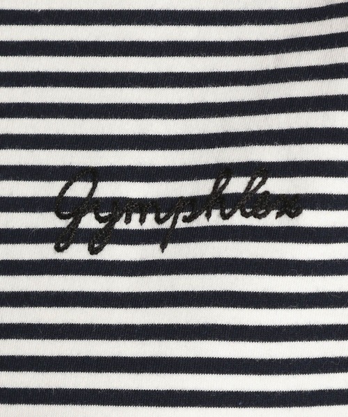 GYMPHLEX（ジムフレックス）の「【GYMPHLEX(ジムフレックス)】ロゴ刺繍Tシャツ（Tシャツ/カットソー・レディース・ホワイト/ブラック/ベージュ/ネイビー・MEDIUM）」の17枚目の写真