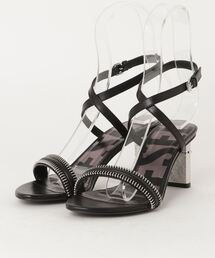 DIESEL | レディース カーフレザー ライターヒール サンダル(サンダル)
