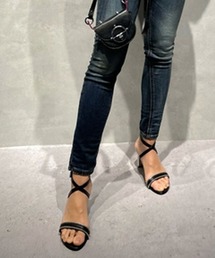 DIESEL | レディース カーフレザー ライターヒール サンダル(サンダル)