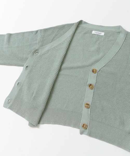 URBAN RESEARCH Sonny Label(アーバンリサーチサニーレーベル)の「(UVカット)バンブーコットンショートカーディガン(カーディガン/ボレロ・レディース・オフホワイト/ミント/スミクロ・FREE)」の18枚目の写真
