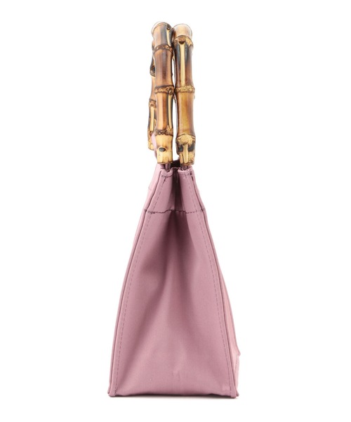 MADEMOISELLE ROPE'（マドモアゼル ロペ）の「【HAI】スクエアバンブーハンドバッグ（ハンドバッグ・レディース・ダークブラウン/ブラック/ブルー/ピンク・FREE）」の13枚目の写真