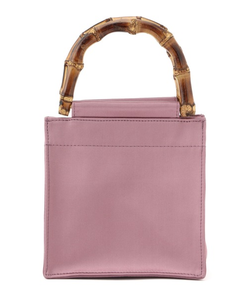 MADEMOISELLE ROPE'（マドモアゼル ロペ）の「【HAI】スクエアバンブーハンドバッグ（ハンドバッグ・レディース・ダークブラウン/ブラック/ブルー/ピンク・FREE）」の14枚目の写真