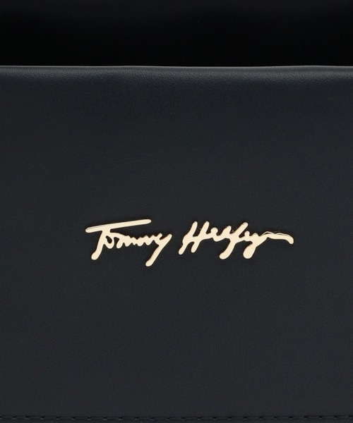 TOMMY HILFIGER(トミーヒルフィガー)の「オンライン限定2way スクエアトートバッグ(トートバッグ・レディース・ネイビー・FREE)」の10枚目の写真