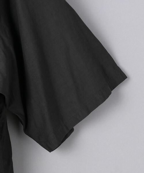 UNITED ARROWS（ユナイテッドアローズ）の「＜UNITED ARROWS＞ キュプラ/コットン レギュラー ショートスリーブ（シャツ/ブラウス・メンズ・ダークグレー/マスタード・SMALL/MEDIUM/LARGE/X-LARGE）」の14枚目の写真