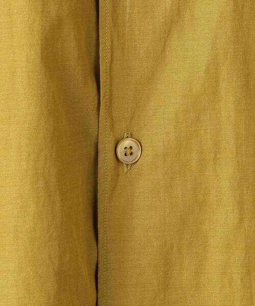 UNITED ARROWS（ユナイテッドアローズ）の「＜UNITED ARROWS＞ キュプラ/コットン レギュラー ショートスリーブ（シャツ/ブラウス・メンズ・ダークグレー/マスタード・SMALL/MEDIUM/LARGE/X-LARGE）」の19枚目の写真