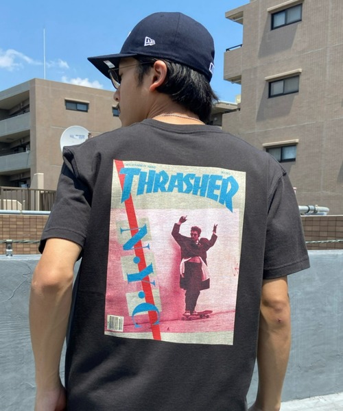 THRASHER(スラッシャー)の「【ムラサキスポーツ別注】THRASHER/スラッシャー バックプリントTシャツ TH91312 DEC 85(Tシャツ/カットソー・メンズ・ホワイト/ブラック/グレー・M/L/XL)」の2枚目の写真
