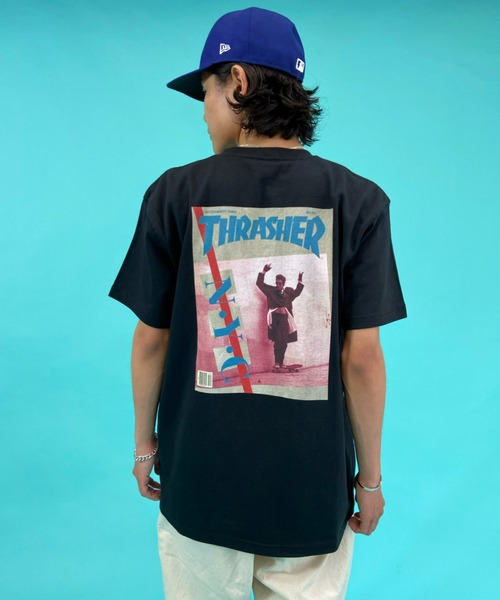 THRASHER(スラッシャー)の「【ムラサキスポーツ別注】THRASHER/スラッシャー バックプリントTシャツ TH91312 DEC 85(Tシャツ/カットソー・メンズ・ホワイト/ブラック/グレー・M/L/XL)」の3枚目の写真