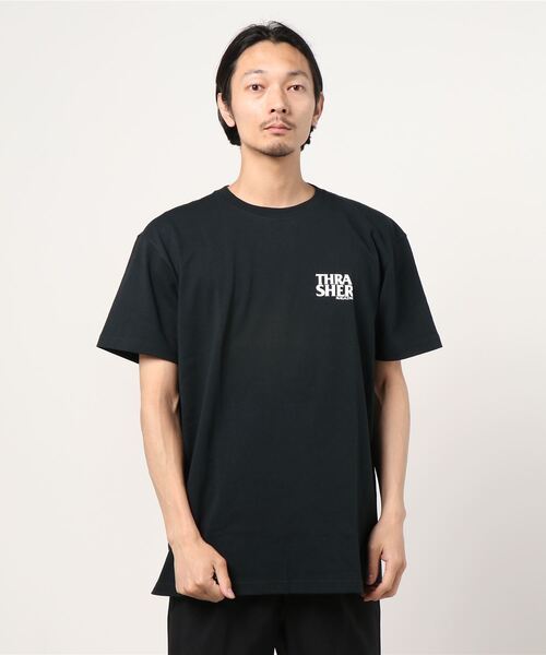 THRASHER(スラッシャー)の「【ムラサキスポーツ別注】THRASHER/スラッシャー バックプリントTシャツ TH91312 DEC 85(Tシャツ/カットソー・メンズ・ホワイト/ブラック/グレー・M/L/XL)」の6枚目の写真