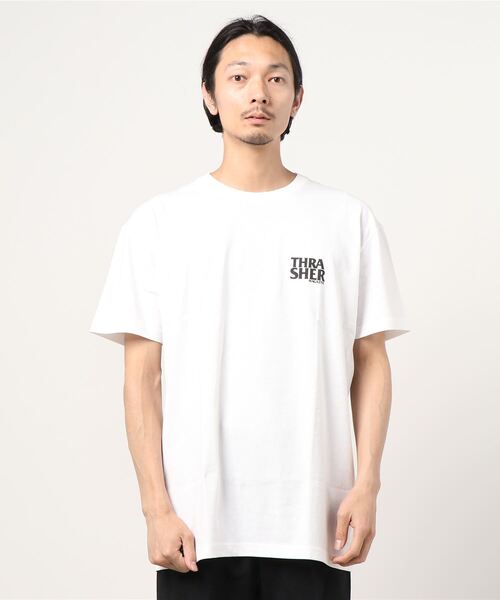 THRASHER(スラッシャー)の「【ムラサキスポーツ別注】THRASHER/スラッシャー バックプリントTシャツ TH91312 DEC 85(Tシャツ/カットソー・メンズ・ホワイト/ブラック/グレー・M/L/XL)」の5枚目の写真