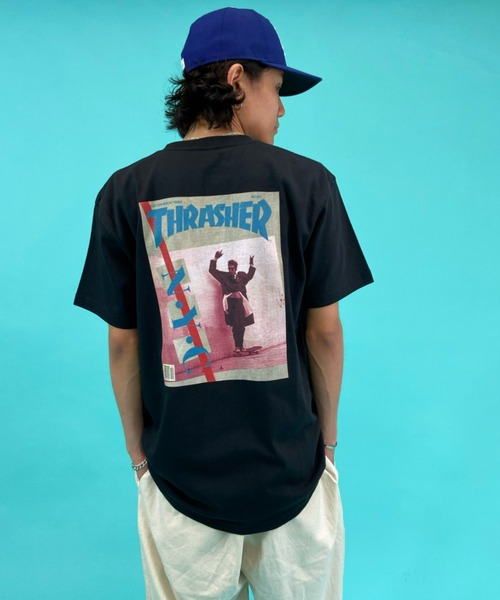 THRASHER(スラッシャー)の「【ムラサキスポーツ別注】THRASHER/スラッシャー バックプリントTシャツ TH91312 DEC 85(Tシャツ/カットソー・メンズ・ホワイト/ブラック/グレー・M/L/XL)」の19枚目の写真