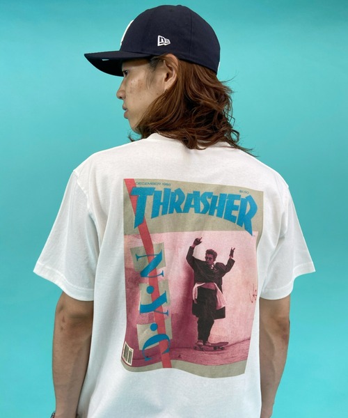 THRASHER(スラッシャー)の「【ムラサキスポーツ別注】THRASHER/スラッシャー バックプリントTシャツ TH91312 DEC 85(Tシャツ/カットソー・メンズ・ホワイト/ブラック/グレー・M/L/XL)」の12枚目の写真
