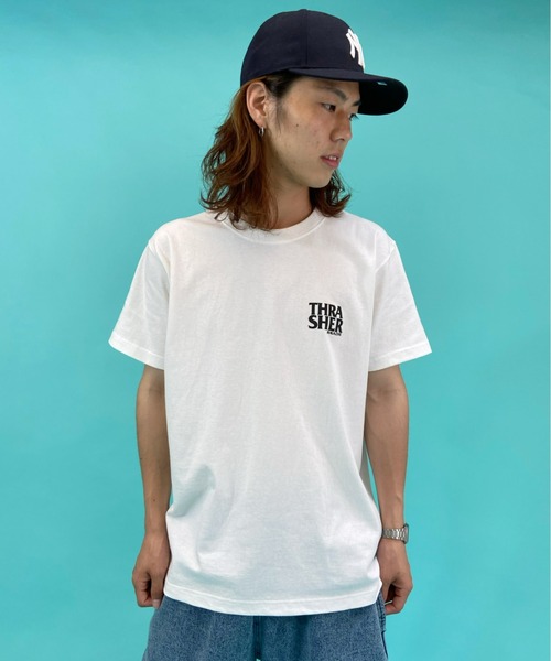 THRASHER(スラッシャー)の「【ムラサキスポーツ別注】THRASHER/スラッシャー バックプリントTシャツ TH91312 DEC 85(Tシャツ/カットソー・メンズ・ホワイト/ブラック/グレー・M/L/XL)」の9枚目の写真
