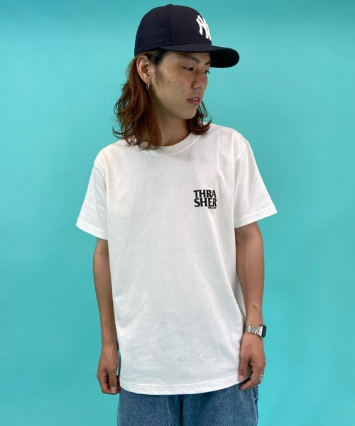 THRASHER(スラッシャー)の「【ムラサキスポーツ別注】THRASHER/スラッシャー バックプリントTシャツ TH91312 DEC 85(Tシャツ/カットソー・メンズ・ホワイト/ブラック/グレー・M/L/XL)」の8枚目の写真