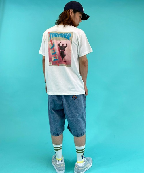 THRASHER(スラッシャー)の「【ムラサキスポーツ別注】THRASHER/スラッシャー バックプリントTシャツ TH91312 DEC 85(Tシャツ/カットソー・メンズ・ホワイト/ブラック/グレー・M/L/XL)」の13枚目の写真