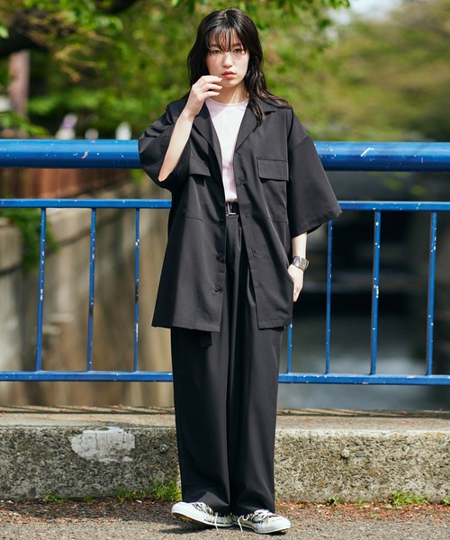 KGFR（カガフリ）の「直営店・WEB限定 KGFR(カガフリ)ワイドテーパードパンツ（その他パンツ・メンズ・ライトグリーン/ブラック/ベージュ/ライトグレー・L/M/S）」の12枚目の写真