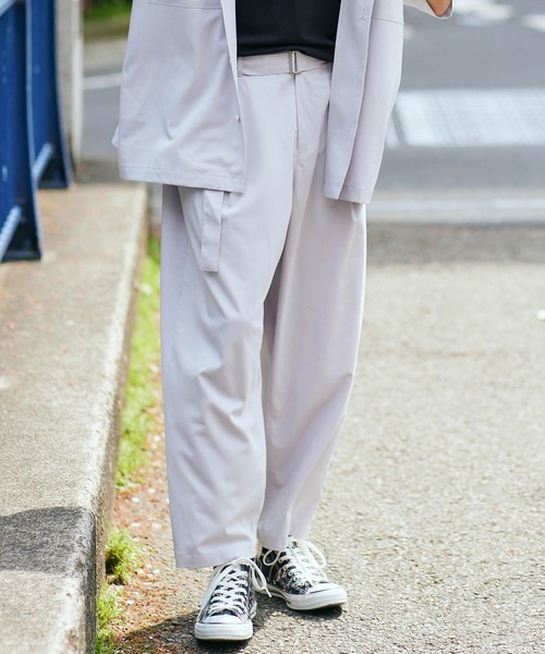 KGFR（カガフリ）の「直営店・WEB限定 KGFR(カガフリ)ワイドテーパードパンツ（その他パンツ・メンズ・ライトグリーン/ブラック/ベージュ/ライトグレー・L/M/S）」の17枚目の写真
