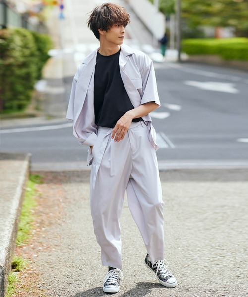 KGFR（カガフリ）の「直営店・WEB限定 KGFR(カガフリ)ワイドテーパードパンツ（その他パンツ・メンズ・ライトグリーン/ブラック/ベージュ/ライトグレー・L/M/S）」の19枚目の写真