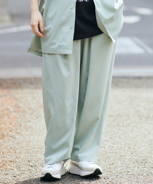 KGFR（カガフリ）の「直営店・WEB限定 KGFR(カガフリ)ワイドテーパードパンツ（その他パンツ・メンズ・ライトグリーン/ブラック/ベージュ/ライトグレー・L/M/S）」の22枚目の写真