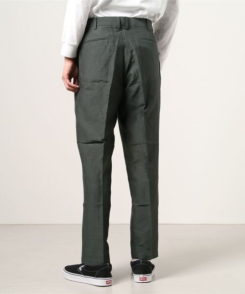 marka（マーカ）の「marka / マーカ：【ONLY ARK】別注 STRAIGHT FIT TROUSERS - cu/li/co cloth -：M21B-01PT02C[COR]（その他パンツ・メンズ・グリーン/ブルー系その他・1/3/2）」の3枚目の写真