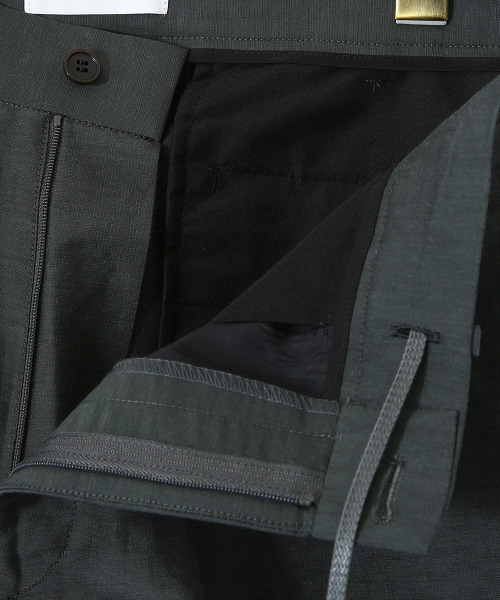 marka（マーカ）の「marka / マーカ：【ONLY ARK】別注 STRAIGHT FIT TROUSERS - cu/li/co cloth -：M21B-01PT02C[COR]（その他パンツ・メンズ・グリーン/ブルー系その他・1/3/2）」の8枚目の写真