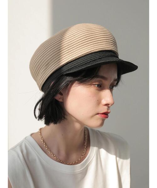 AMERICAN HOLIC（アメリカンホリック）の「ブレードキャスケット　＊（キャップ・レディース・ブラック/ベージュ/ネイビー/その他6・FREE）」の6枚目の写真