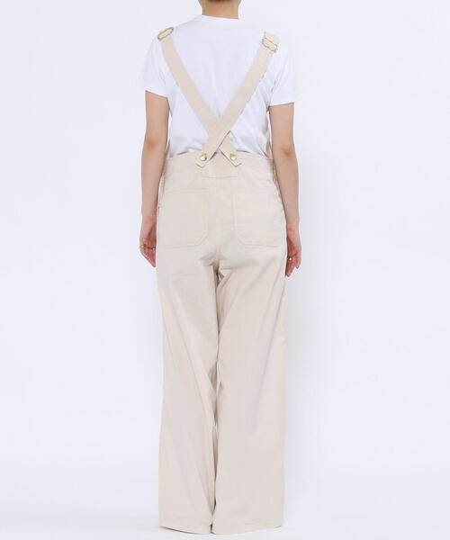 coen（コーエン）の「接触冷感クールワークサロペット（サロペット/オーバーオール・レディース・ナチュラル/マスタード・LARGE/MEDIUM）」の16枚目の写真