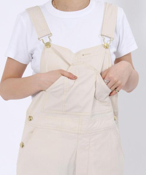 coen（コーエン）の「接触冷感クールワークサロペット（サロペット/オーバーオール・レディース・ナチュラル/マスタード・LARGE/MEDIUM）」の18枚目の写真