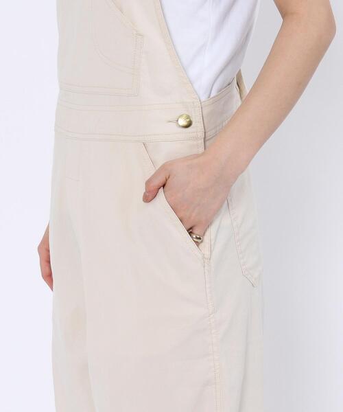 coen（コーエン）の「接触冷感クールワークサロペット（サロペット/オーバーオール・レディース・ナチュラル/マスタード・LARGE/MEDIUM）」の9枚目の写真