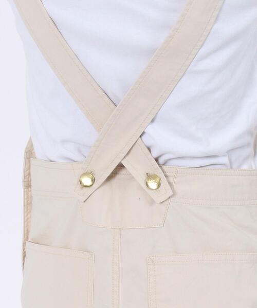 coen（コーエン）の「接触冷感クールワークサロペット（サロペット/オーバーオール・レディース・ナチュラル/マスタード・LARGE/MEDIUM）」の12枚目の写真