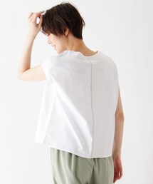 DRESKIP | ひんやり　配色ステッチTシャツ(Tシャツ/カットソー)