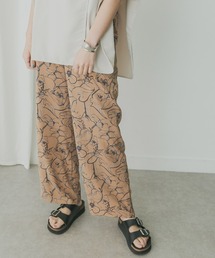 KBF+ | KBF+　ラインフラワーワイドパンツ(その他パンツ)