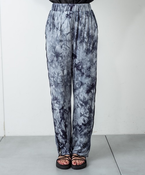 RASVOA（ラスボア）の「タイダイメローパンツ（その他パンツ・レディース・ブラック/ブラウン・FREE）」の13枚目の写真