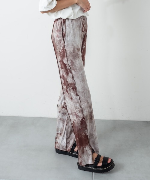 RASVOA（ラスボア）の「タイダイメローパンツ（その他パンツ・レディース・ブラック/ブラウン・FREE）」の11枚目の写真
