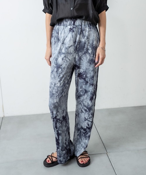 RASVOA（ラスボア）の「タイダイメローパンツ（その他パンツ・レディース・ブラック/ブラウン・FREE）」の5枚目の写真
