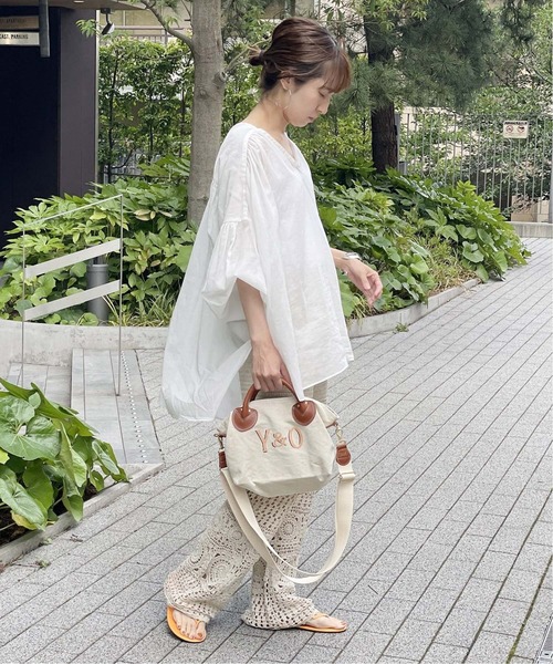 FRAMeWORK（フレームワーク）の「クロシェパンツ◆（その他パンツ・レディース・アイボリー・38/36）」の5枚目の写真