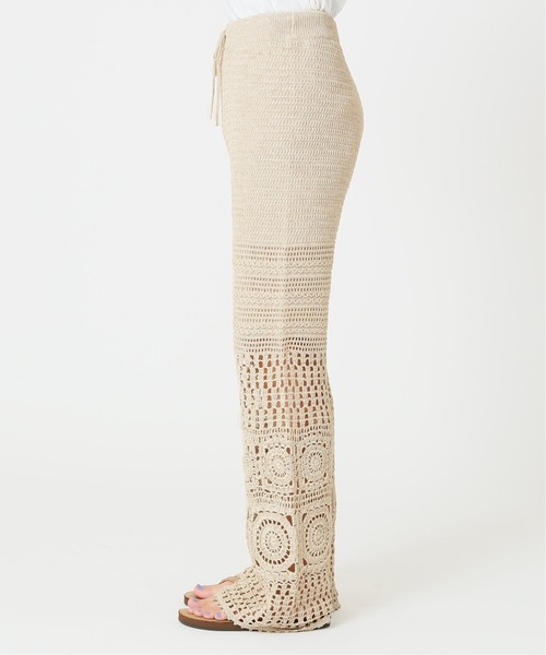 FRAMeWORK（フレームワーク）の「クロシェパンツ◆（その他パンツ・レディース・アイボリー・38/36）」の9枚目の写真