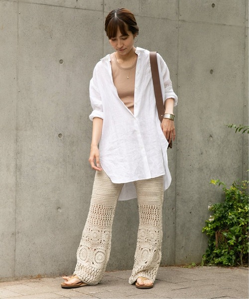 FRAMeWORK（フレームワーク）の「クロシェパンツ◆（その他パンツ・レディース・アイボリー・38/36）」の20枚目の写真