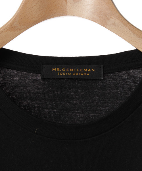 MR.GENTLEMAN(ミスタージェントルマン)の「半袖Tシャツ(Tシャツ/カットソー・メンズ・ブラック・L)」の3枚目の写真