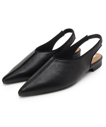 ◆【In LIFE】バックゴムスリングフラットシューズ