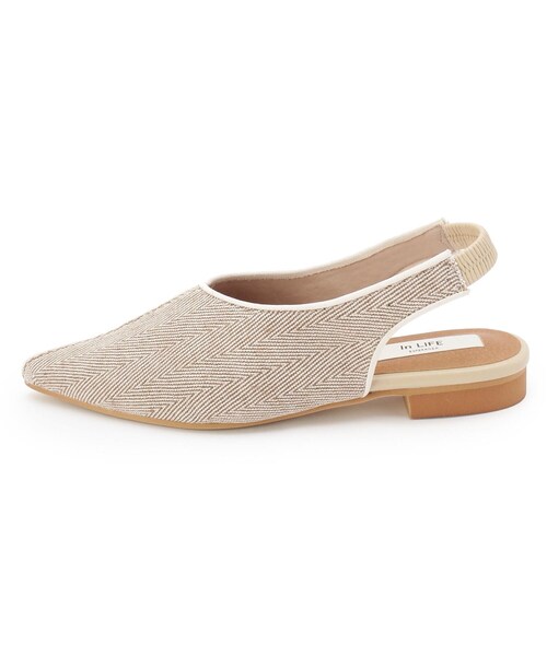 ESPERANZA(エスペランサ)の「◆【In LIFE】バックゴムスリングフラットシューズ(その他シューズ・レディース・ベージュ系8/ブラック/アイボリー系8・LL/M/S/L)」の19枚目の写真