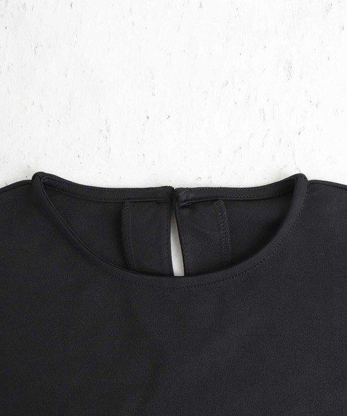 antiqua（アンティカ）の「ぽわっと可愛い。シアードットスリーブワンピース（ワンピース・キッズ・ブラック・4/3/5）」の16枚目の写真