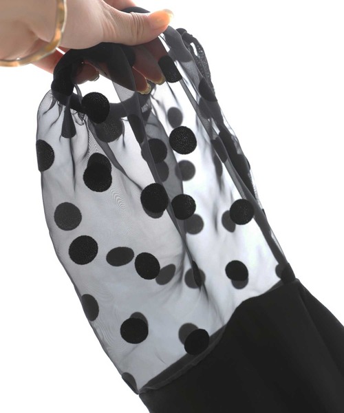 antiqua（アンティカ）の「ぽわっと可愛い。シアードットスリーブワンピース（ワンピース・キッズ・ブラック・4/3/5）」の18枚目の写真