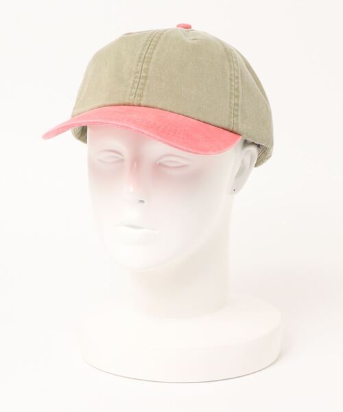 ADAMS（アダムス）の「OPTIMUM PIGMENT DYED-CAP（キャップ・レディース・カーキ系3/カーキ系1/カーキ系/グリーン系その他/レッド系その他/カーキ/ネイビー/ブラック/カーキ系5/カーキ系2/カーキ系4・FREE）」の6枚目の写真