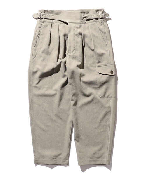 BEAMS PLUS(ビームスプラス)の「BEAMS PLUS / モールツイル グルカ パンツ(チノパンツ・メンズ・カーキ/セージグリーン・SMALL/MEDIUM/LARGE/X-LARGE)」の10枚目の写真